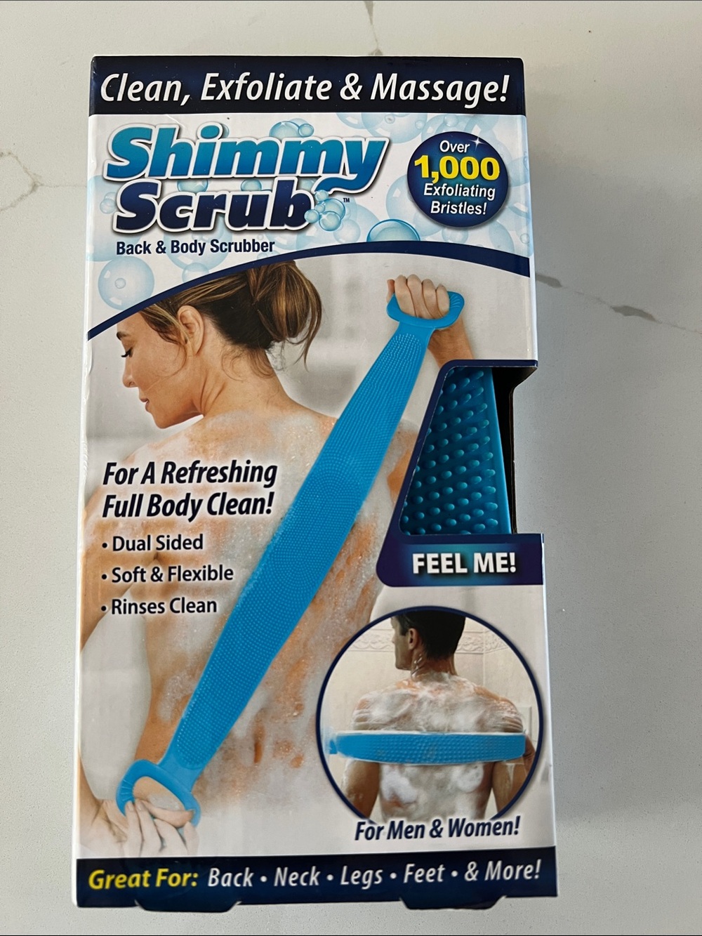Shimmy ScrubBack & Body Scrubber – Dual-Sided Exfoliating Strap